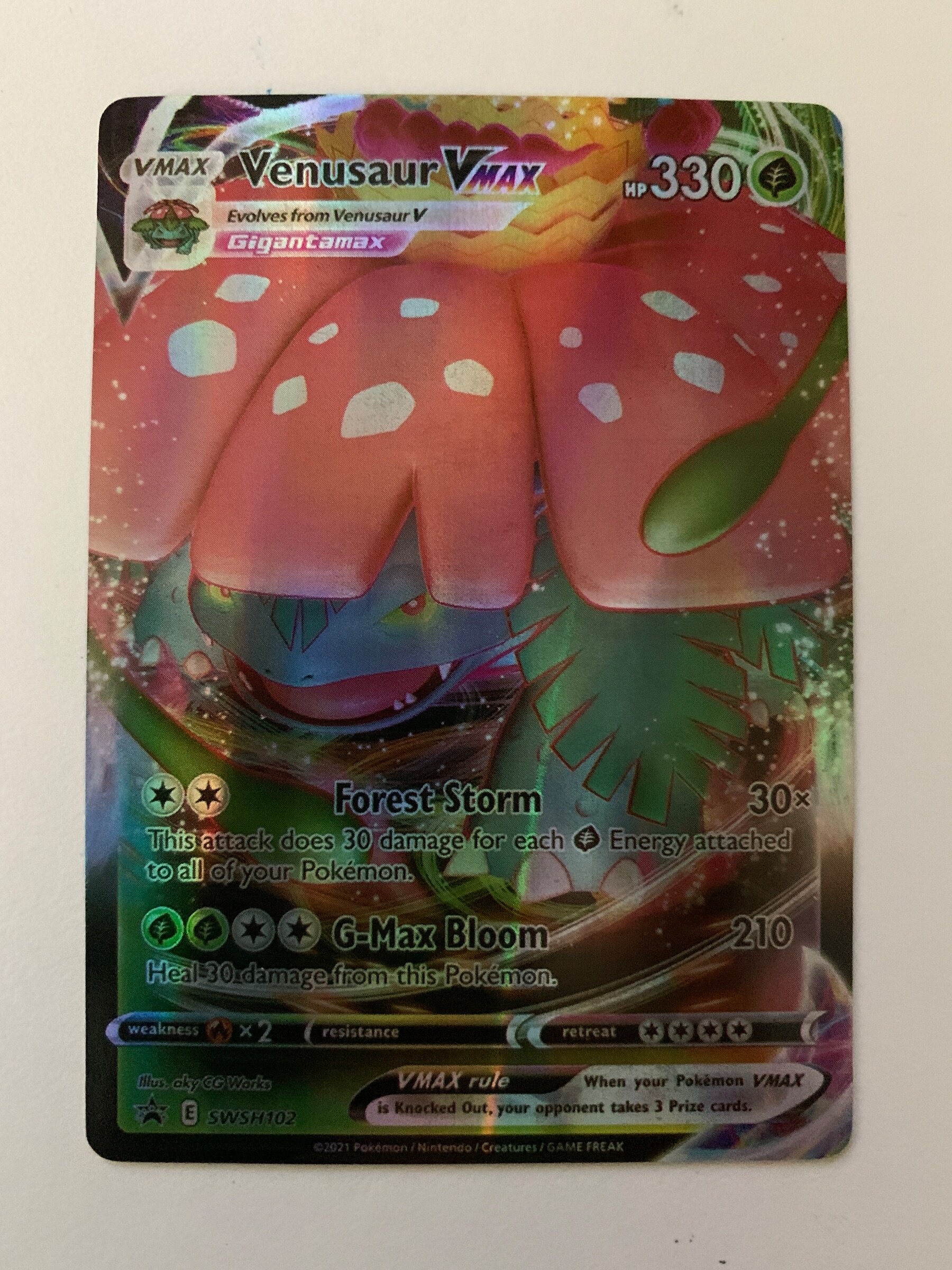 Venusaur VMAX • SWSH Black Star Promos • #SWSH102 • NM